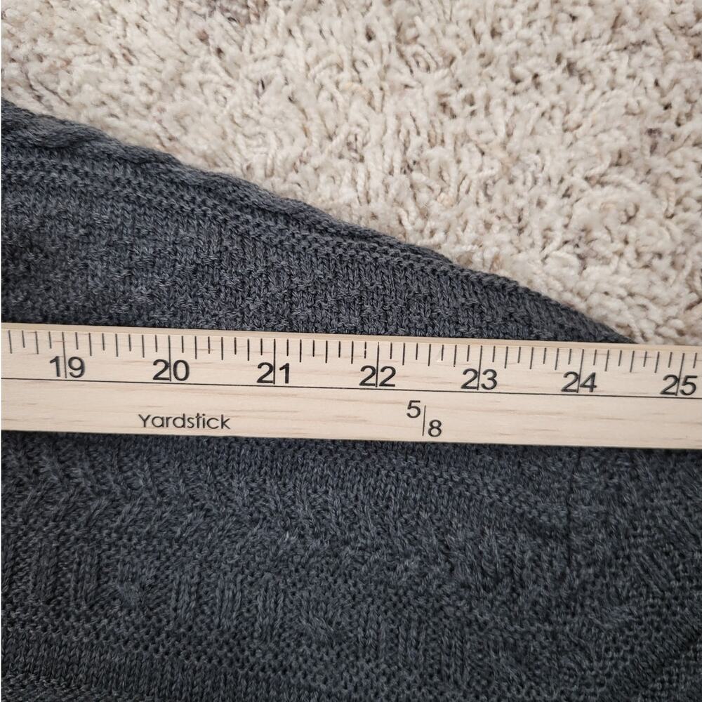 Haband Mens Cable Knit Shawl Collar Cardigan Sz XXL Cottagecore Grandpa Academia - Picture 6 of 8